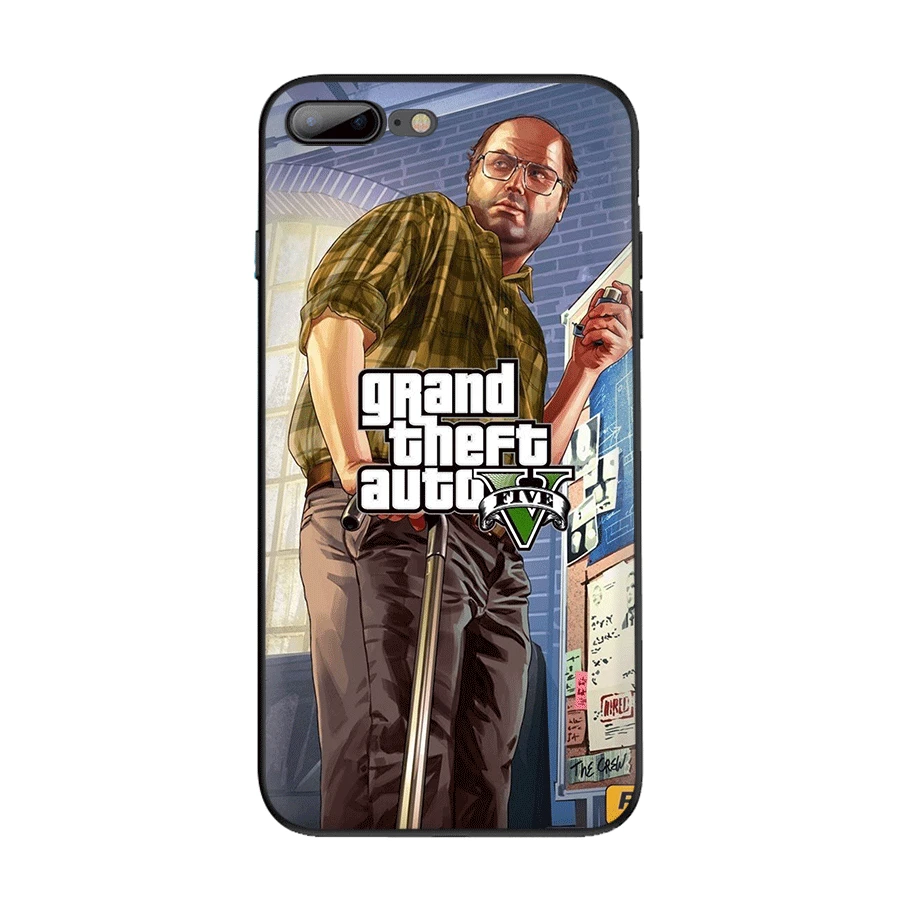 B10 Мобильный телефон сотовый Чехол для iPhone 6 6s 7 8 Plus iPhone 11 Pro X XS XR Max 5 5S SE чехол rockstar gta 5 Чехол - Цвет: B10
