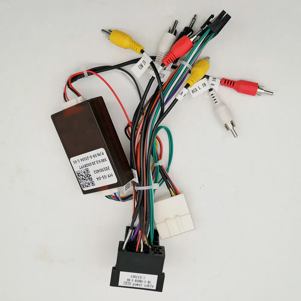 Cable With Canbus KLYDE стерео радио провода Мощность жгута адаптер с Canbus декодер для KIA Sorento Sportage/hyundai IX35 Santa Fe Verna - Название цвета: Cable With Canbus