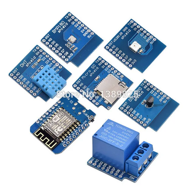 D1 Мини комплект мини NodeMcu 4 м байт Lua WIFI Интернет вещей доска на основе ESP8266 |