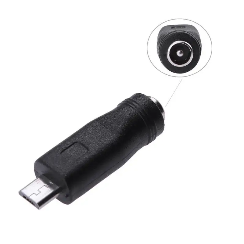 ALLOYSEED DC 5 5*2 1 мм гнездо к Micro USB Мужской конвертер питания разъем M/F зарядное
