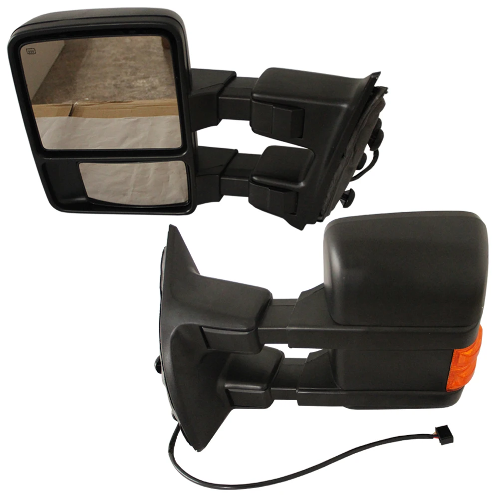PAIR POWER HEATED TURN SIGNAL TOWING SIDE MIRROR FOR 2008-2013 FORD SUPER DUTY | Автомобили и мотоциклы