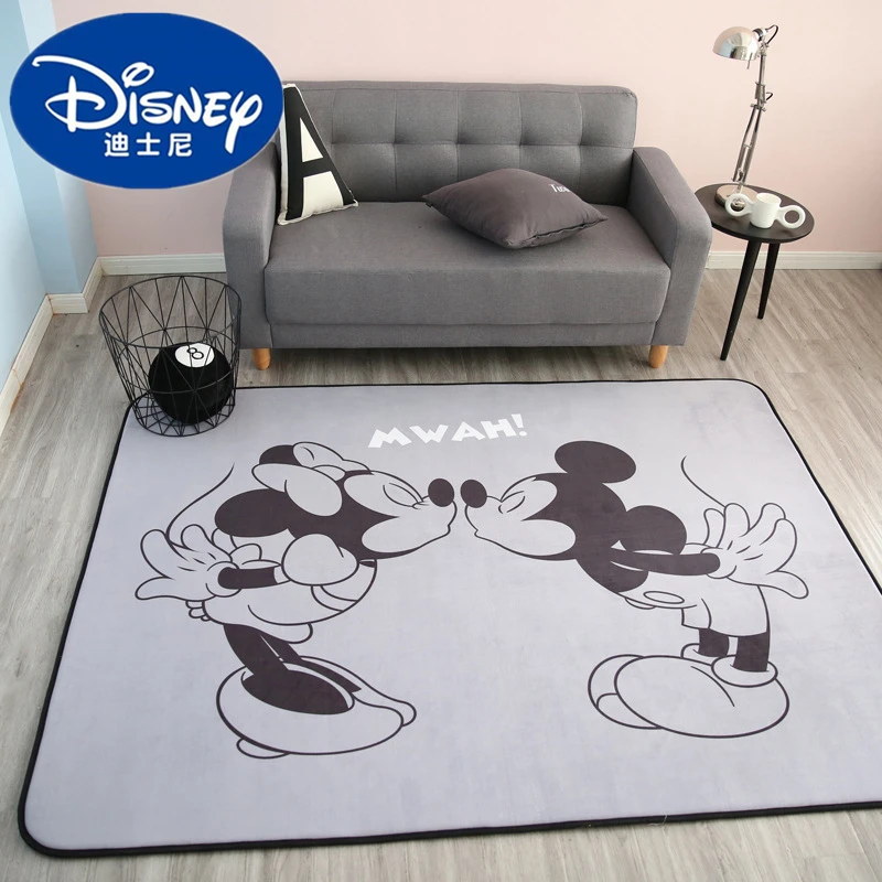 Disney Mickey Minnie Mouse детский коврик для ползания коралловый флисовый дома мягкий