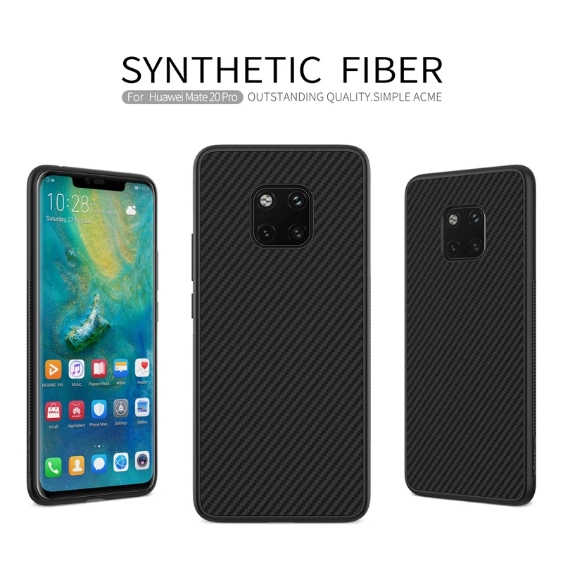 Чехол Nillkin из синтетического волокна для Huawei Mate 20 Pro Роскошный чехол телефона