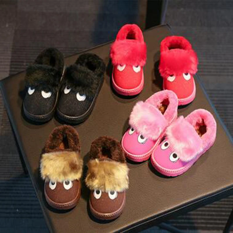 2016 Зима новый детский мультфильм водонепроницаемый теплый утолщение прекрасные