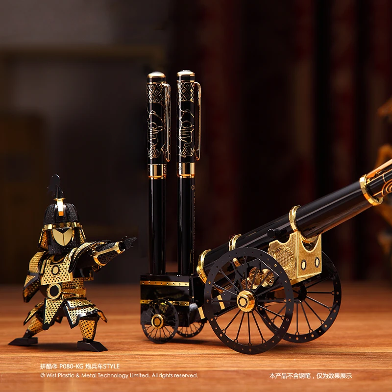 Piececool 3D металлическая головоломка Artilleryman стиль P080 KG DIY модель здания лазерная