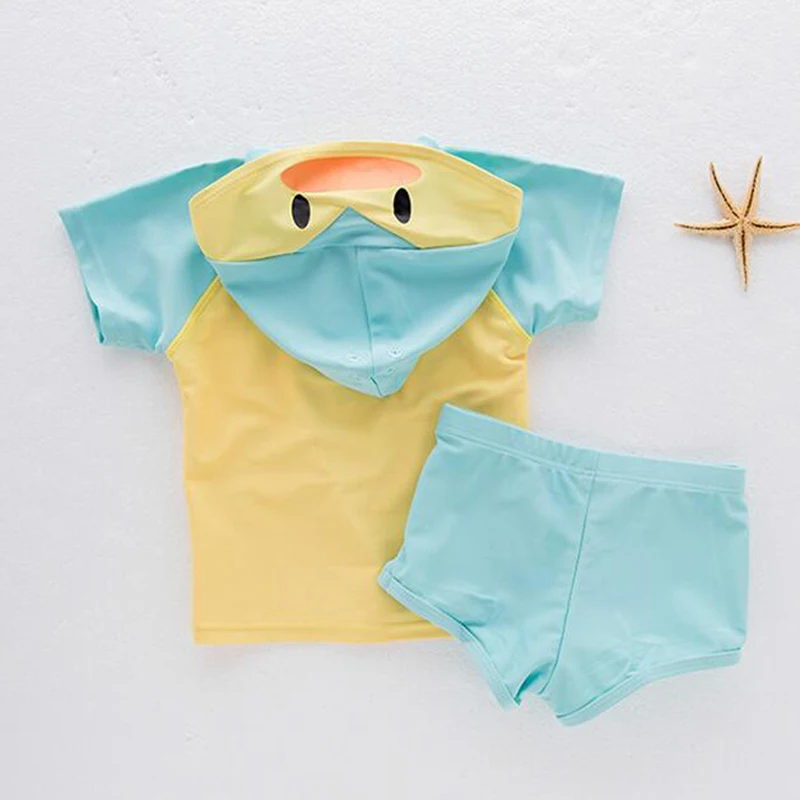 Одежда для купания маленьких мальчиков милые детские купальные костюмы с