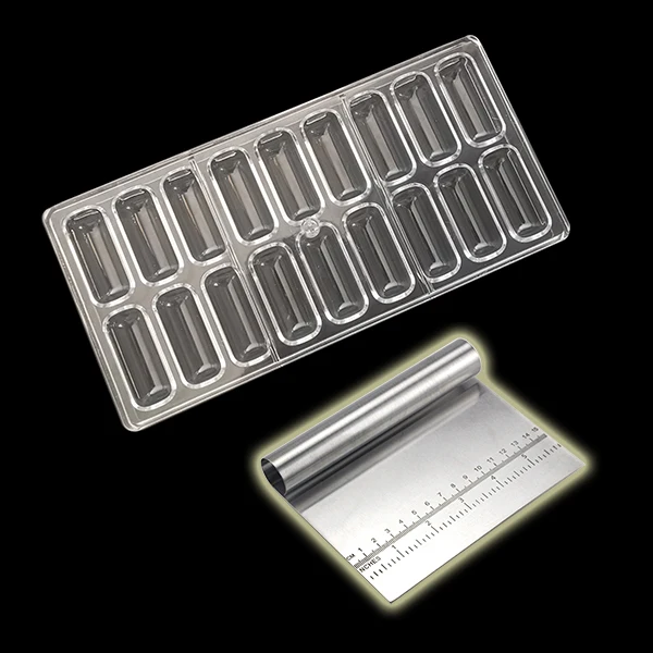 B9980-27GD DIY 3D стержни форма Поликарбонат шоколадная форма конфеты плесень пищевой шоколадный ПК лоток шоколадные конфеты Кондитерские инструменты - Цвет: B9980-27GD