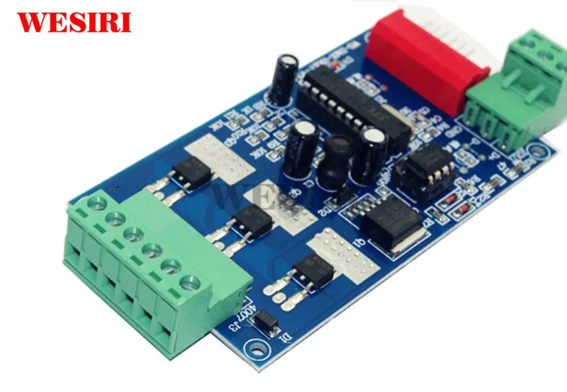 Трехканальный декодер DMX512 драйвер диммера 3CH RGB DMX контроллер DC5V-24V для