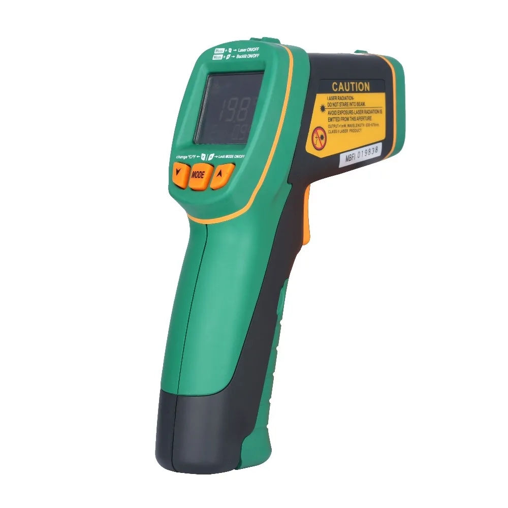 MASTECH MS6531C Ручной цифровой ЖК-Инфракрасный термометр D: S 12:1 лазерный температурный тестер пирометр-40~ 800 по Цельсию