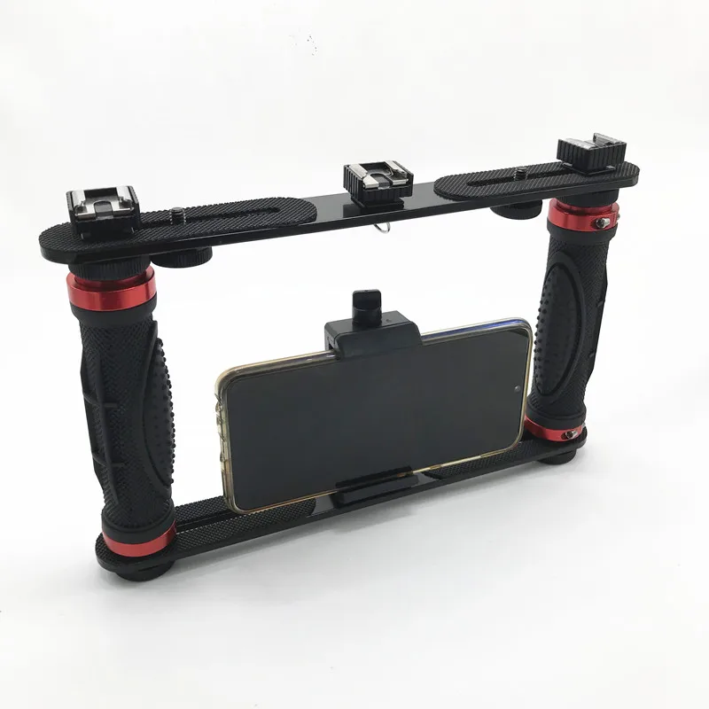 Портативная видеокамера для DSLR камеры телефон Gopro Вертикальная съемка Установка