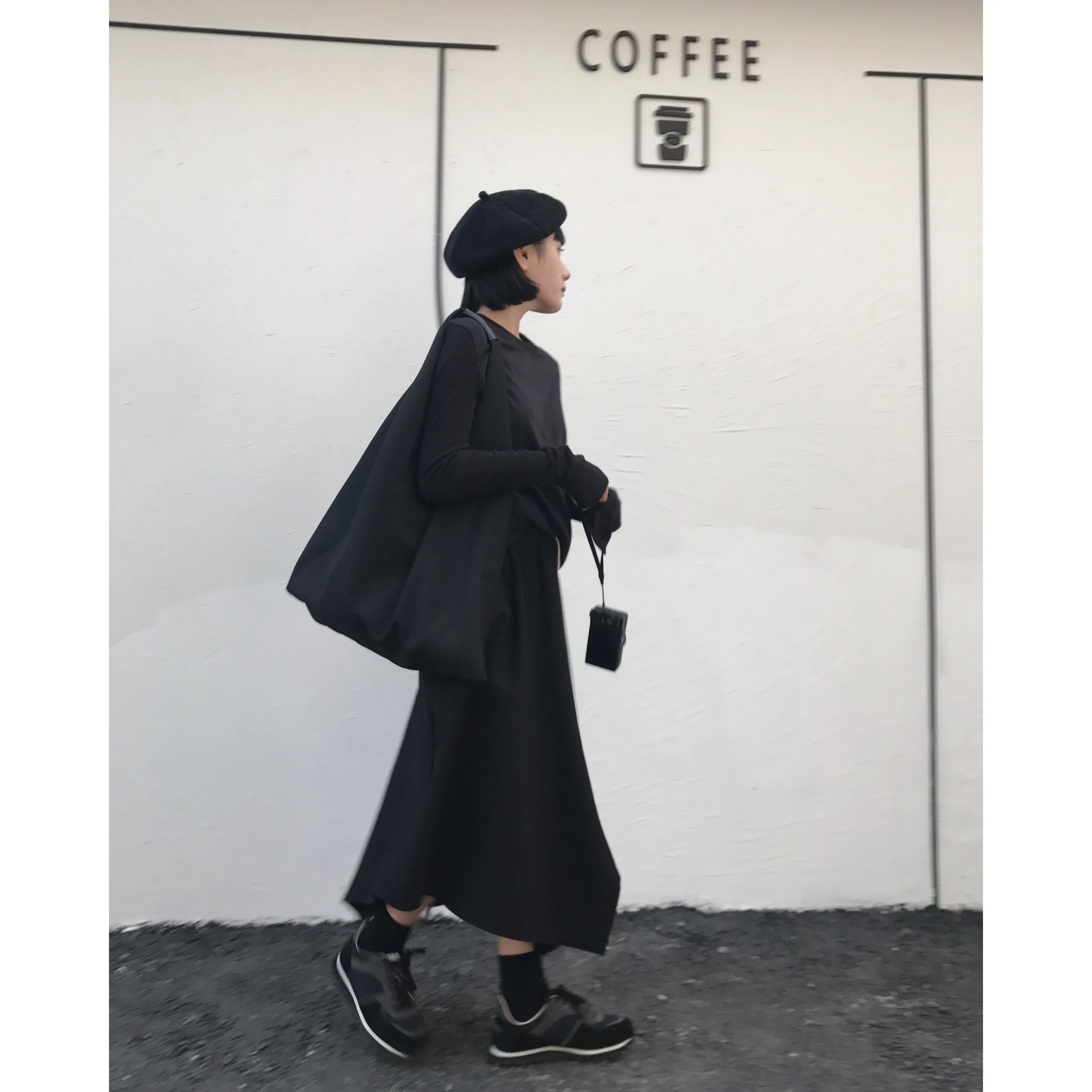 HISUELY New Arrival Large Casual Patchwork Handbags Black Canvas Bag Stitching Shoulder Portable Diagonal Package For Women