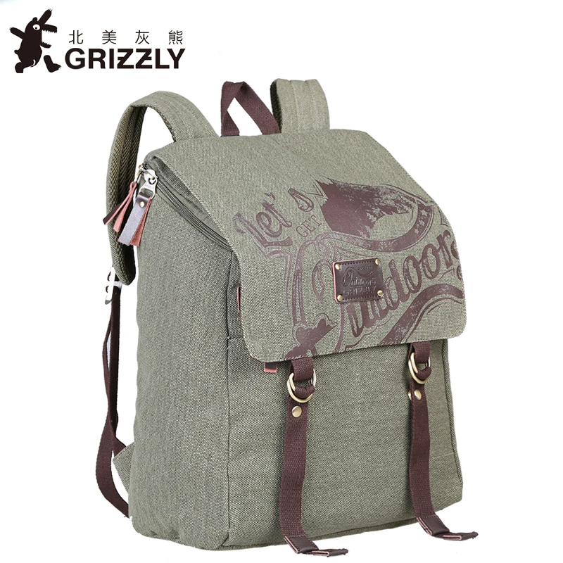 GRIZZLY для мужчин и женщин Рюкзаки повседневные Mochila многофункциональный большой