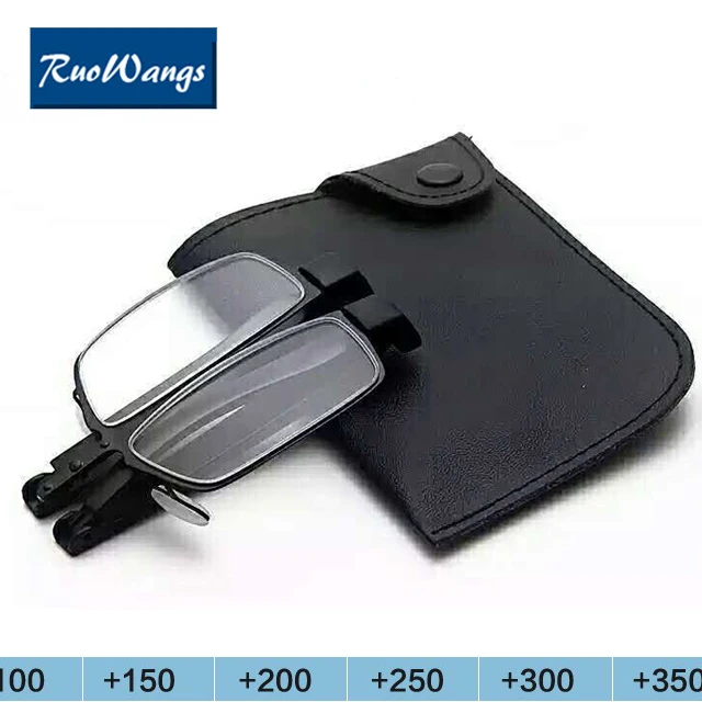 RuoWangs пресбиопические очки мини складные магнитные тонкие для чтения