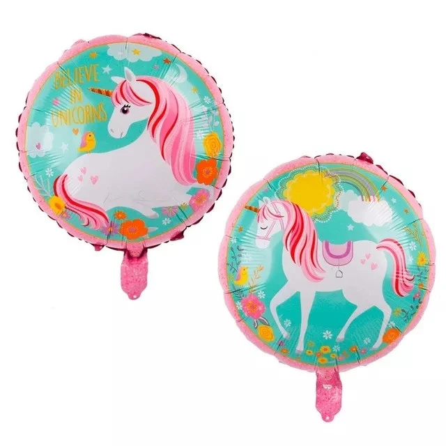 unicorn Lucky 1 шт. 18 дюймов Человек-паук Мстители Heros Миньон Микки вечерние поставки Божья коровка фольги Гелий декоративные воздушные шары - Цвет: unicorn