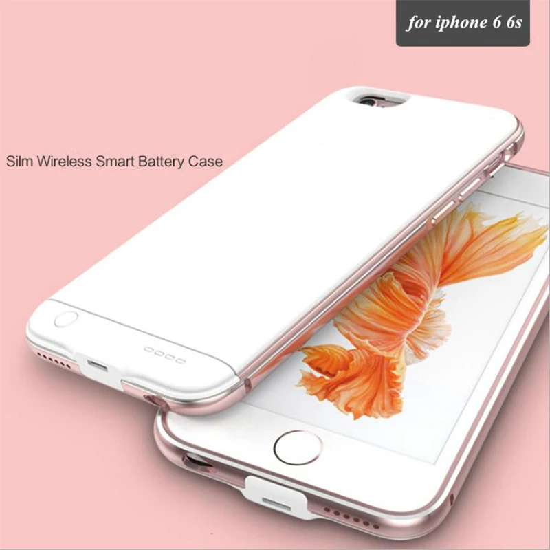 Для iphone 6 S Чехол для батареи супер ультра-тонкий резервный чехол зарядного
