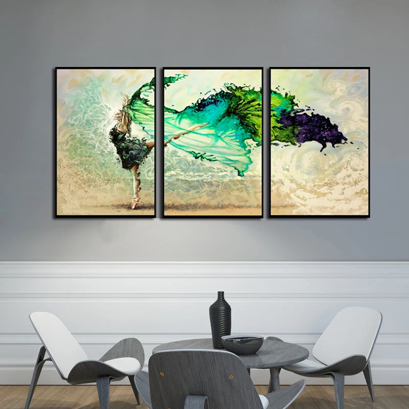 Лидер продаж настенный постер 3 шт./компл. модульные картины для кухни настенные