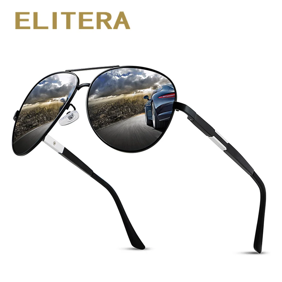 Мужские и женские очки авиаторы ELITERA классические поляризационные