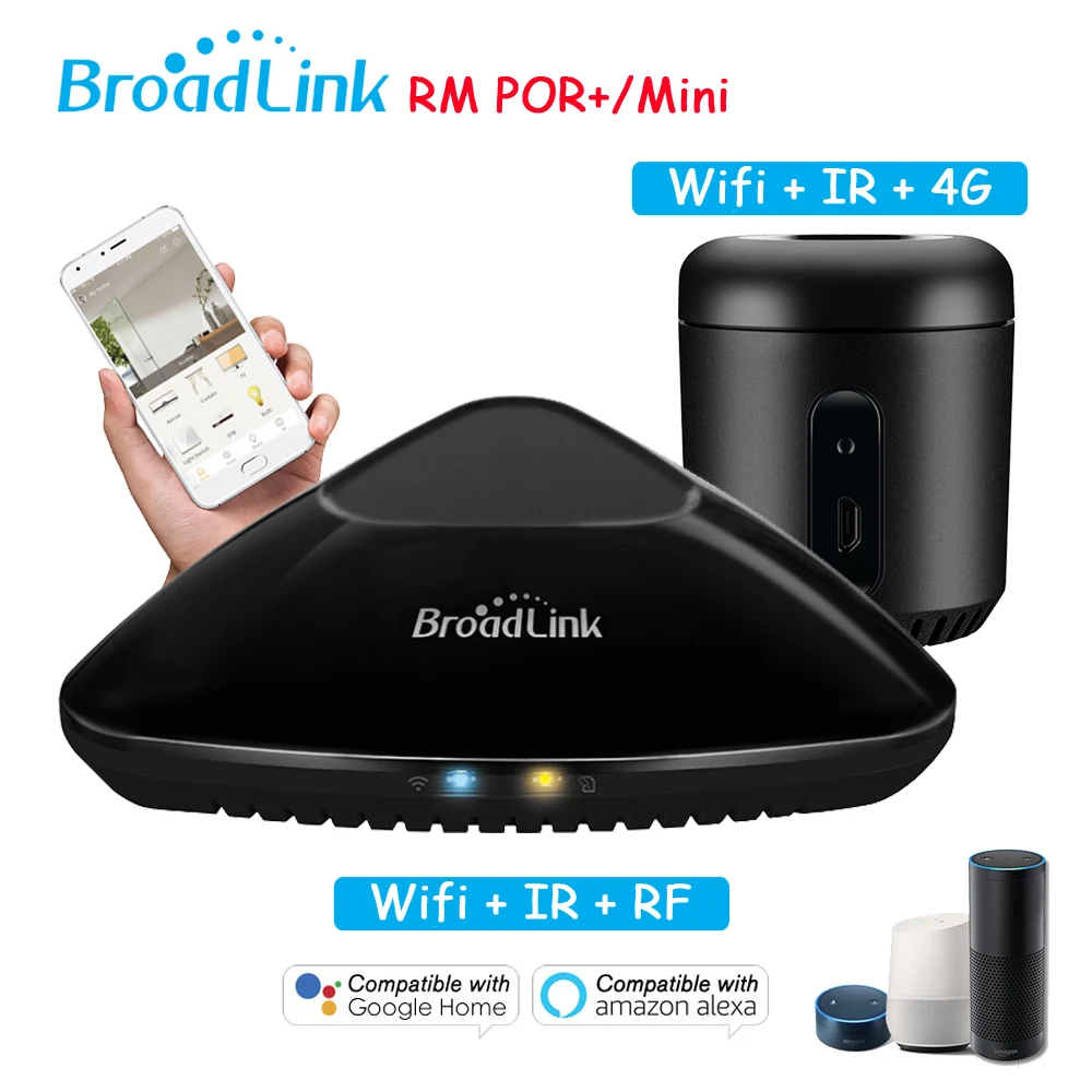Новейший Broadlink RM Pro+ RM33 RM Mini3 умный дом автоматизация wifi+ IR+ RF+ 4G универсальный контроллер для iOS Android