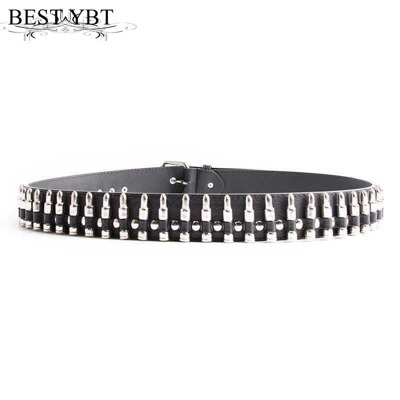 Ремень YBT мужской из искусственной кожи с металлической пряжкой | Аксессуары для