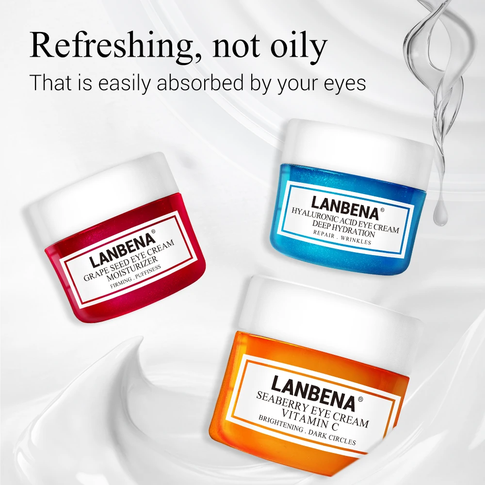 LANBENA с уход за кожей лица + крем для ухода областью вокруг глаз витамином C