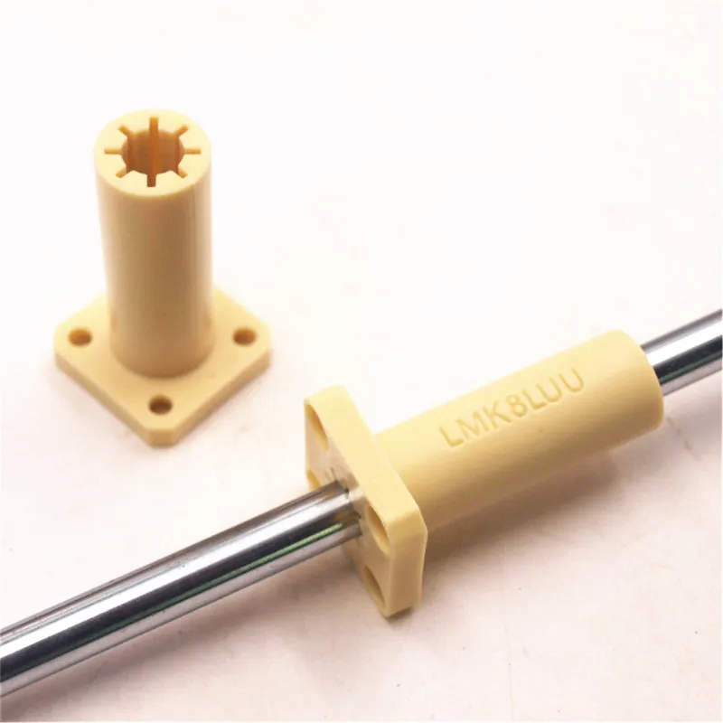 

Funssor 1pcs 8*15*45mm Long square Type LMK8LUU Solid Polymer Linear Bushing LMH8LUU 8MM Reprap Prusa CNC DIY parts