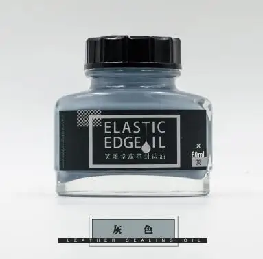 60ml grey 11 цветов на выбор 15 мл/60 мл красочная краска кожа край масло кожа уплотнение край масла краска подчеркивает край масло - Цвет: 60ml grey