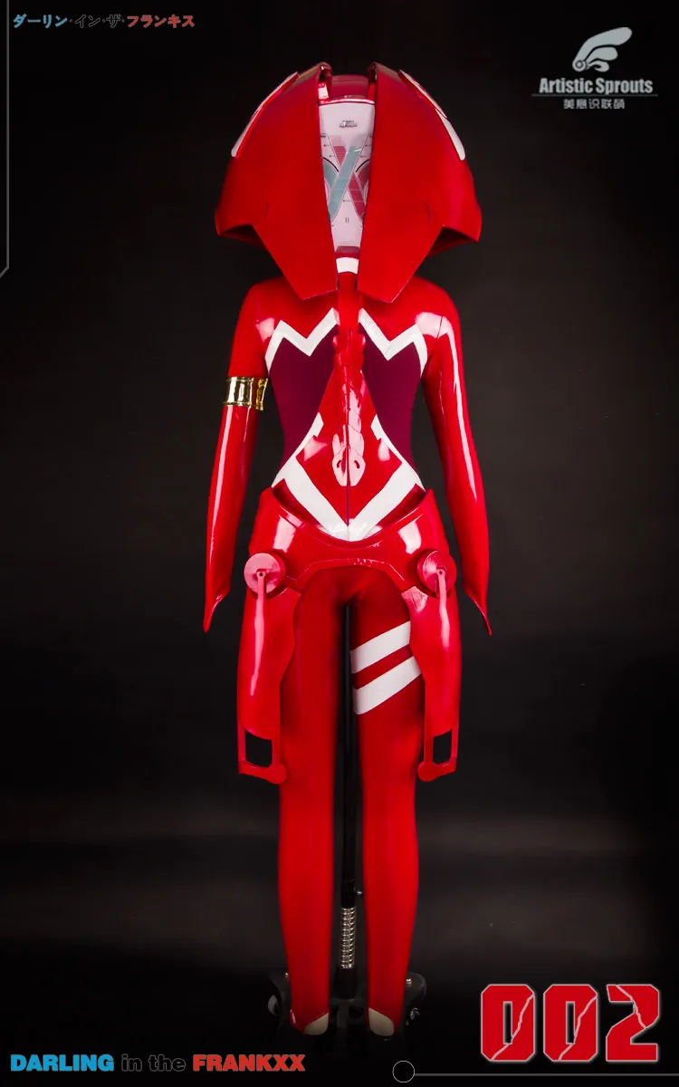 02 DARLING in the FRANXX Аниме Косплей Zero Two Косплей Костюм консоль костюм для вождения комбинезон полный набор Лис