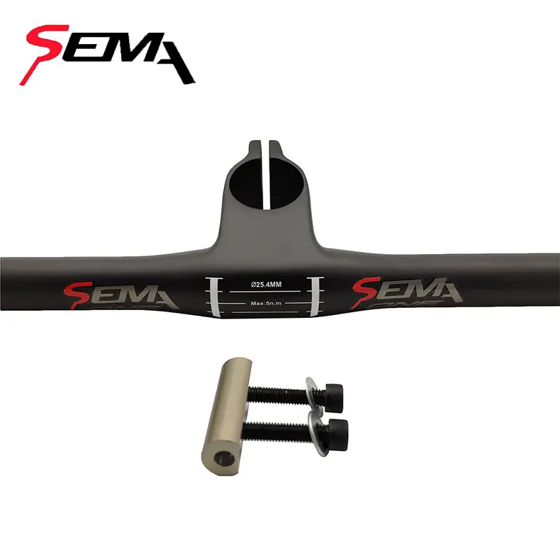 Велосипедный карбоновый руль SEMA углеродный интегрированный поручень и