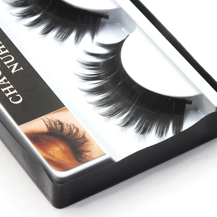 1 пара ресницы с густыми черными стеблями Корея натуральный невооруженный макияж