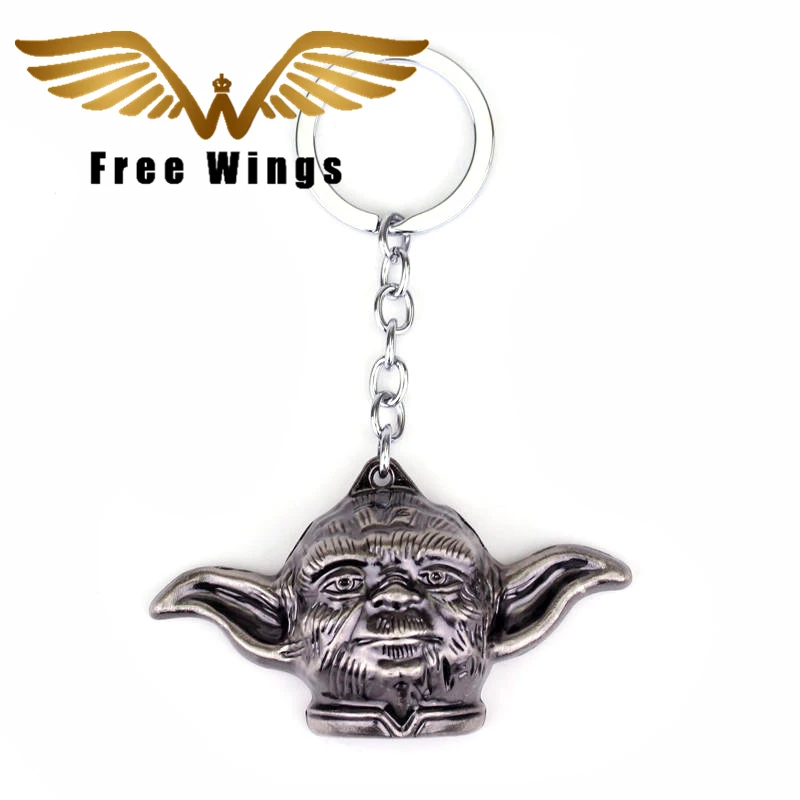 VC-LADY брелок черный пистолет йода ожерелье с подвеской в виде головы металический