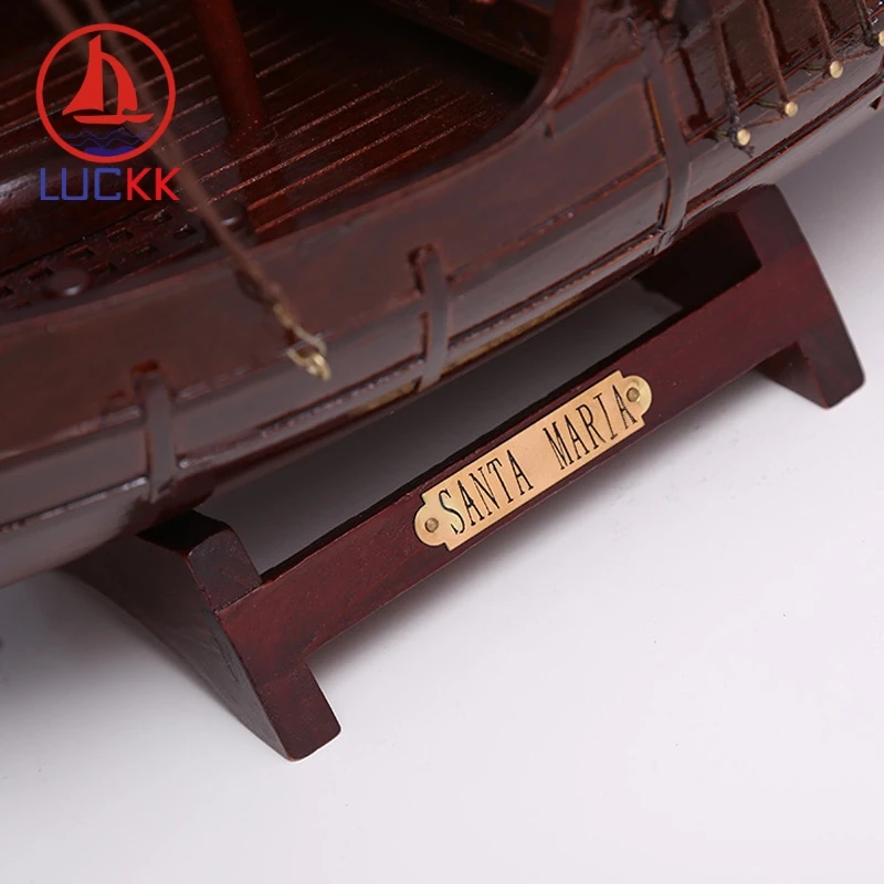 Классическая деревянная модель корабля LUCKK 70 см сделай сам Санта-Мария