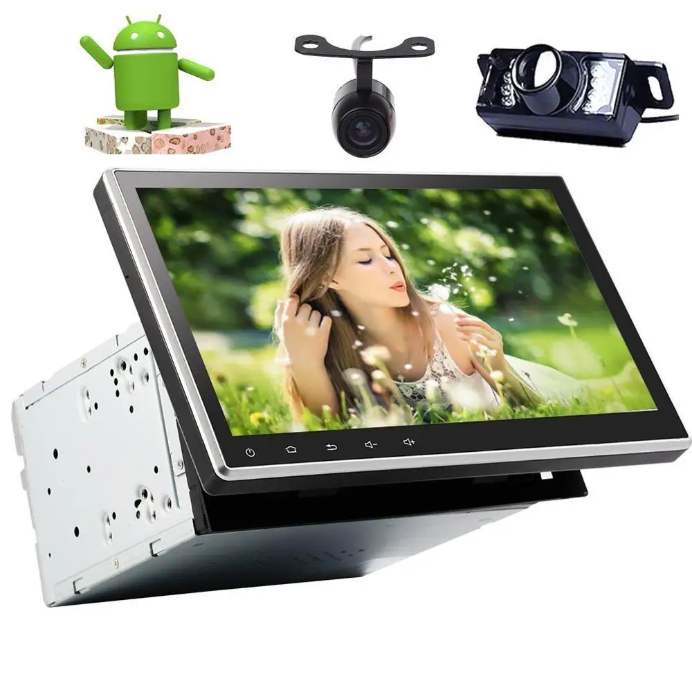 10 1 &quotAndroid7.1 Автомобильный gps DVD плеер стерео сенсорный экран головное устройство