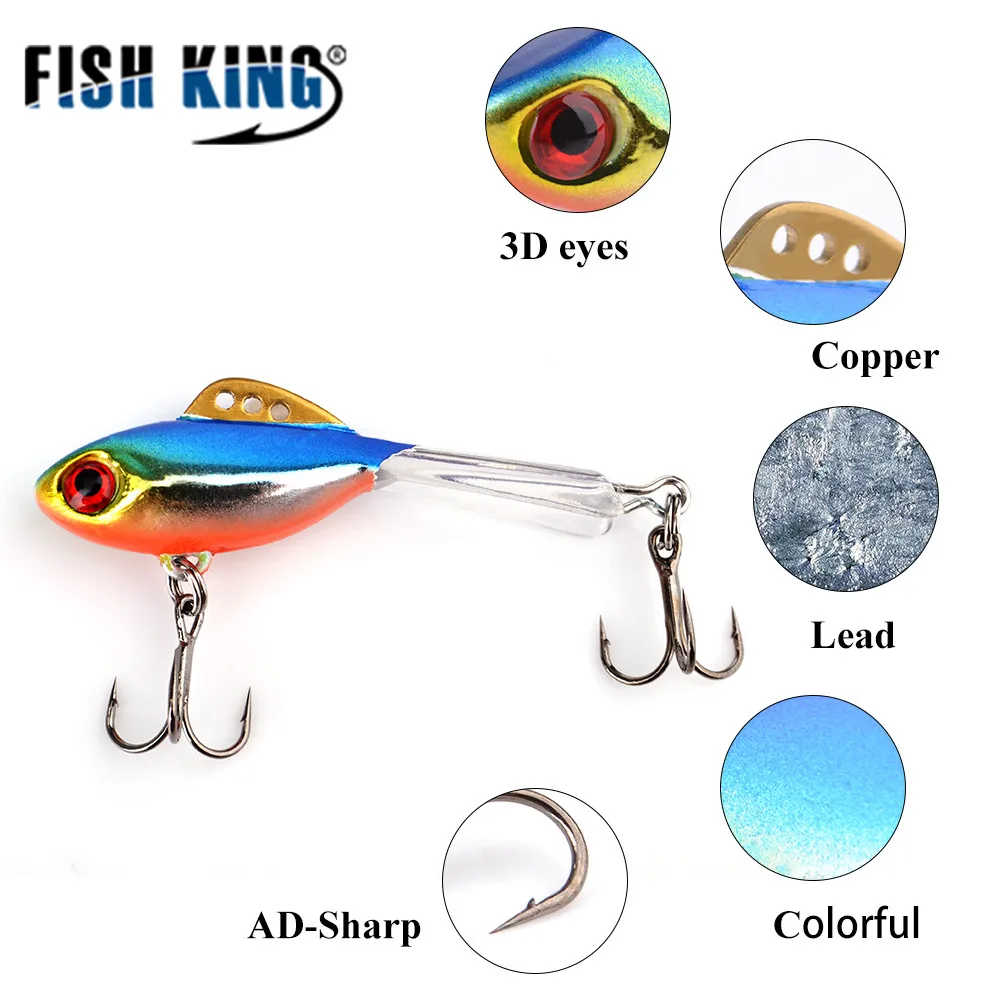 FISH KING 1 шт. приманки для подледной рыбалки зимняя приманка жесткая балансировка