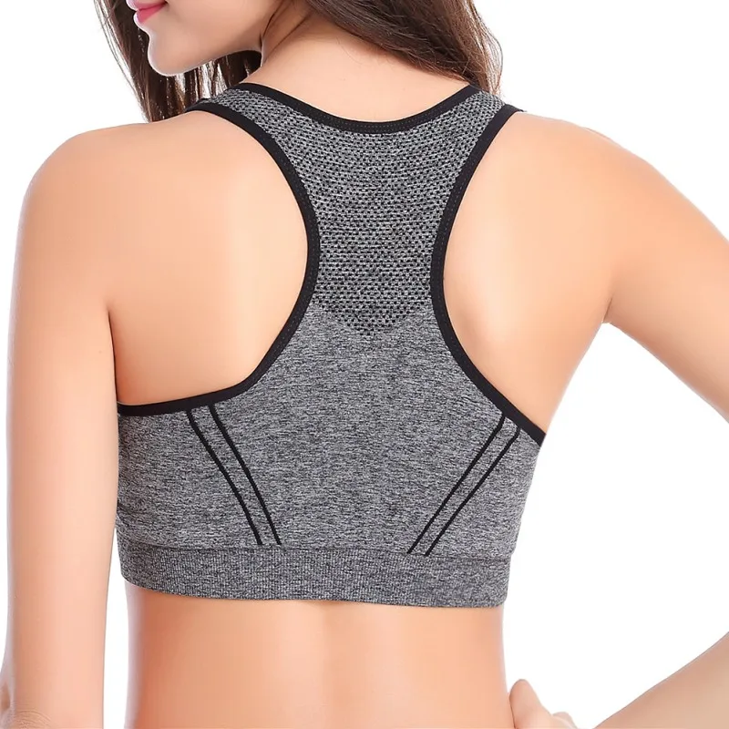Новейший бюстгальтер для фитнеса женский эластичный Быстросохнущий Топ