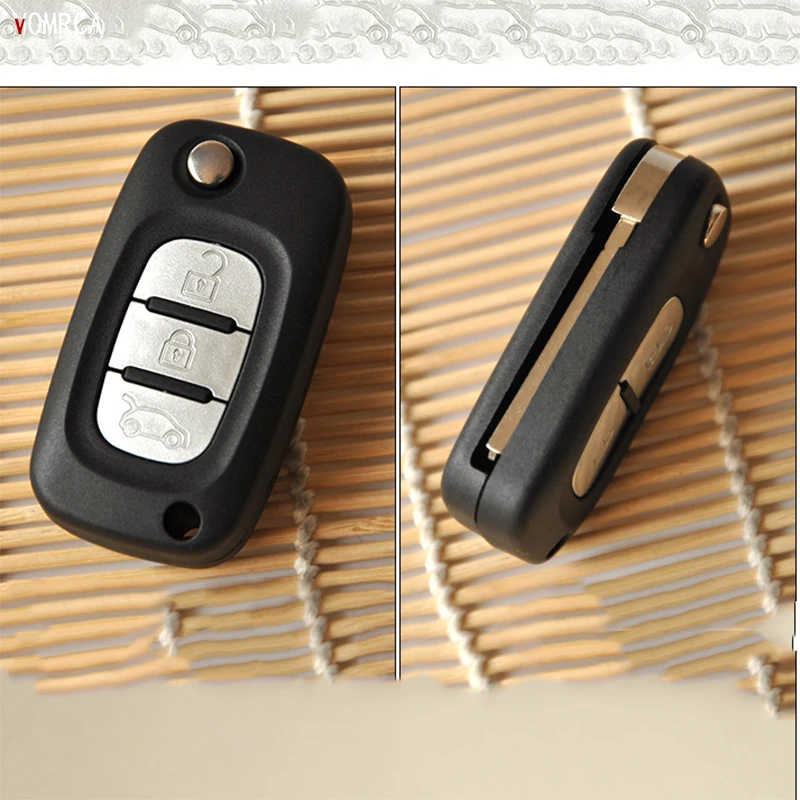 

Hot Sale Super Quality Silica gel Remote Key Case Car Key Wallet For Lada chain For Renault Keychain 3 buttons Great case