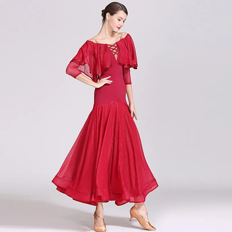 Бальное платье для женщин Одежда танцев бальных костюм румбы одежда испанских