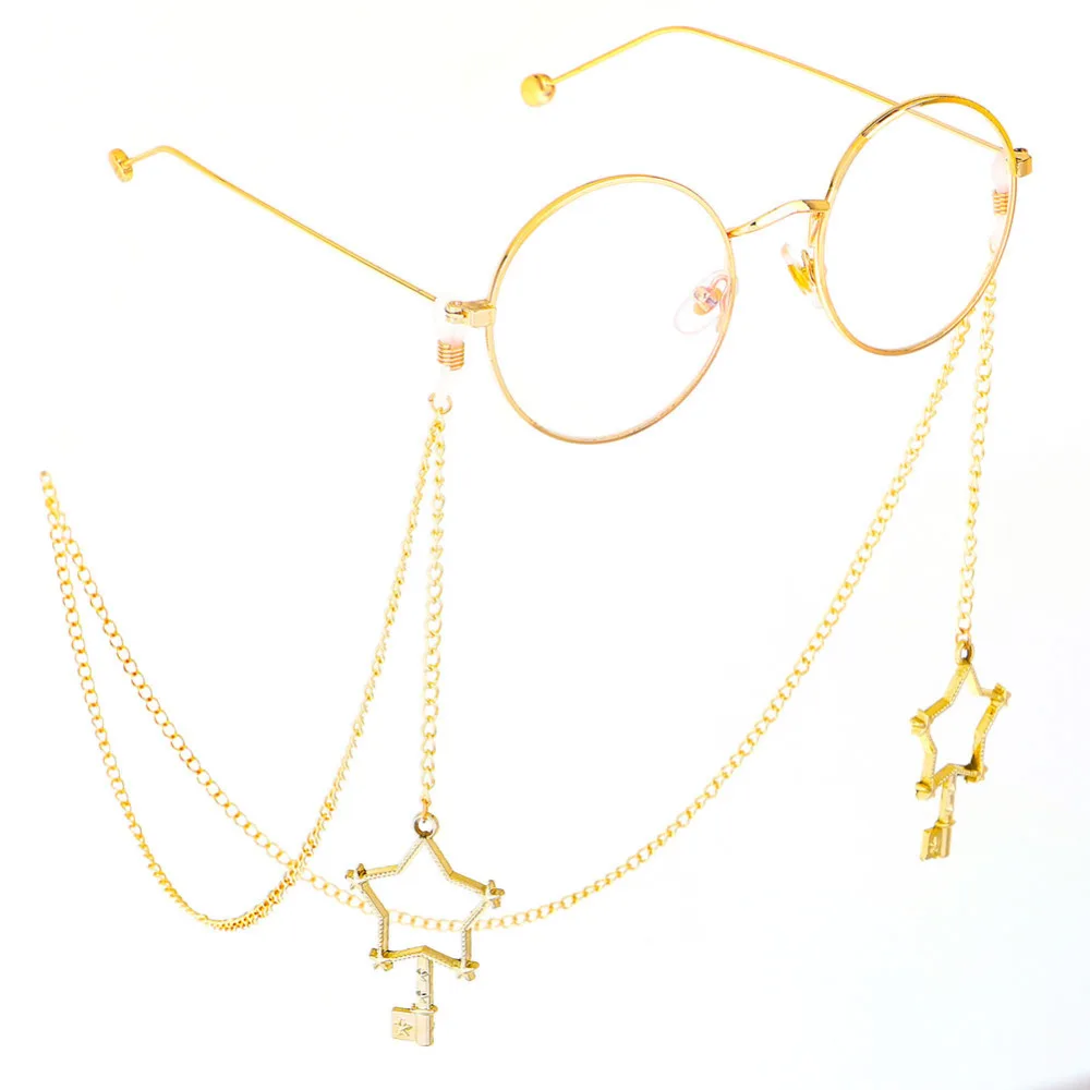 Женская модная Очаровательная цепочка для очков чтения держатель шнура ремешок