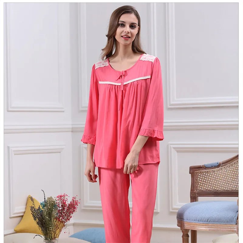 Пижамы Наборы для ухода за кожей Для женщин в полоску 100% хлопок коробки модные