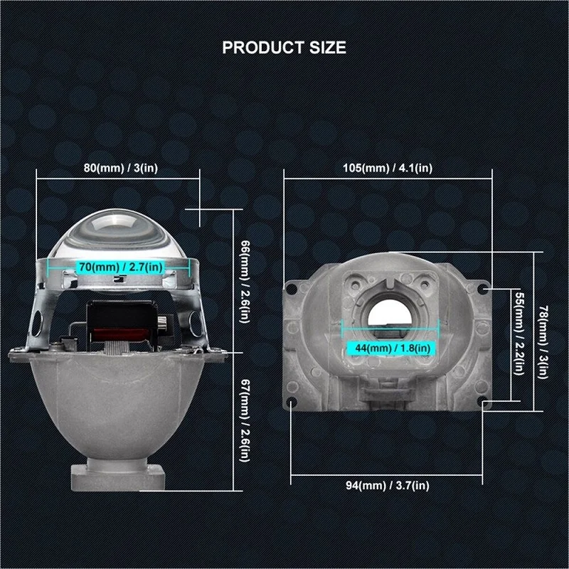 3 0 дюймовые HID линзы проектора Bi Xenon Kit Автомобильные фары модифицирующие