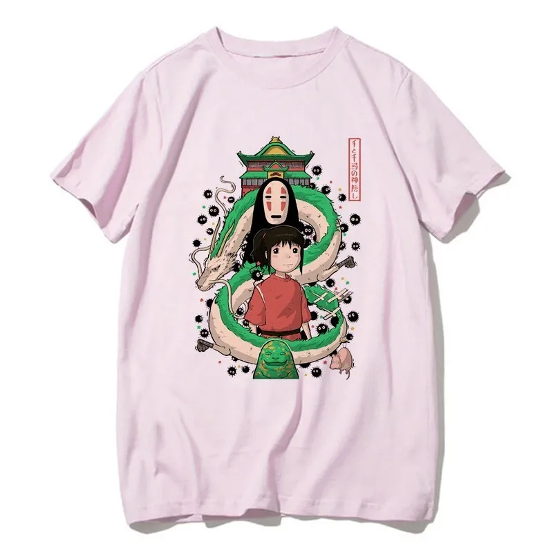6 Totoro Shirt Women Men Studio Ghibli Miyazaki Hayao Anime Spirit Away T Shirt Men Women Japanese Anime Cartoon Clothes T-Shirt - Цвет: 6