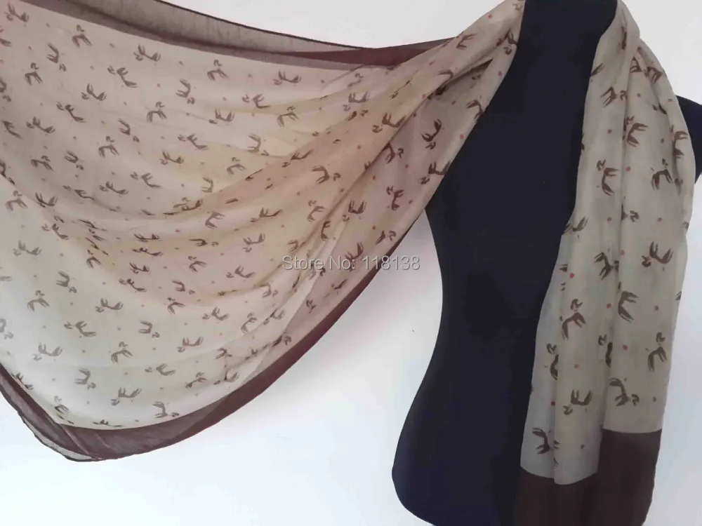 Женский шарф оверсайз с принтом в виде пуделя собаки бесплатная доставка|scarf