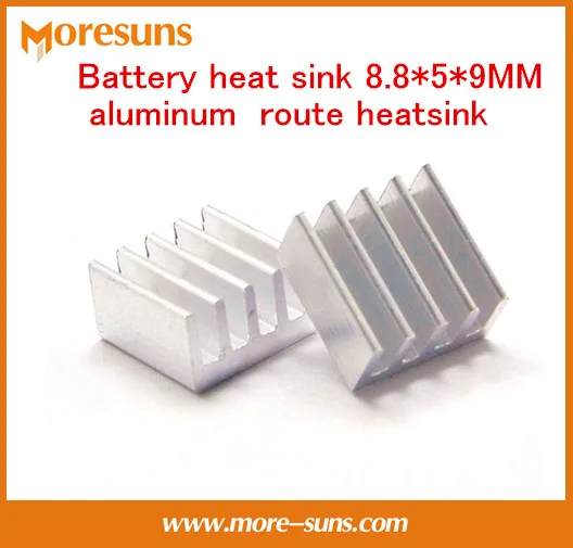 50pcs Battery heat sink 8.8*5*9MM aluminum route heatsink/IC electronic radiator/chip cooling block 50pcs Battery heat sink 8.8*5*9MM aluminum route heatsink/IC electronic radiator/chip cooling block