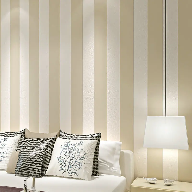 Beibehang настенная бумага современные вертикальные полосатые обои рулон настенной