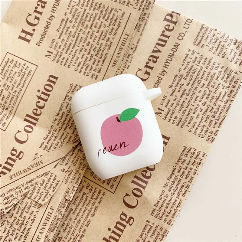 Забавный милый чехол для Apple Airpods, защитный чехол, Bluetooth, чехол для наушников, мягкий силиконовый чехол с рисунком, чехол для гарнитуры