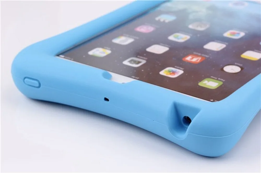 Jovtini Новое поступление чехол для Apple iPad mini 1/2/3, мягкий силикон, резина, чехол дети противоударный планшетный Стенд кожаный чехол для iPad mini123 чехол