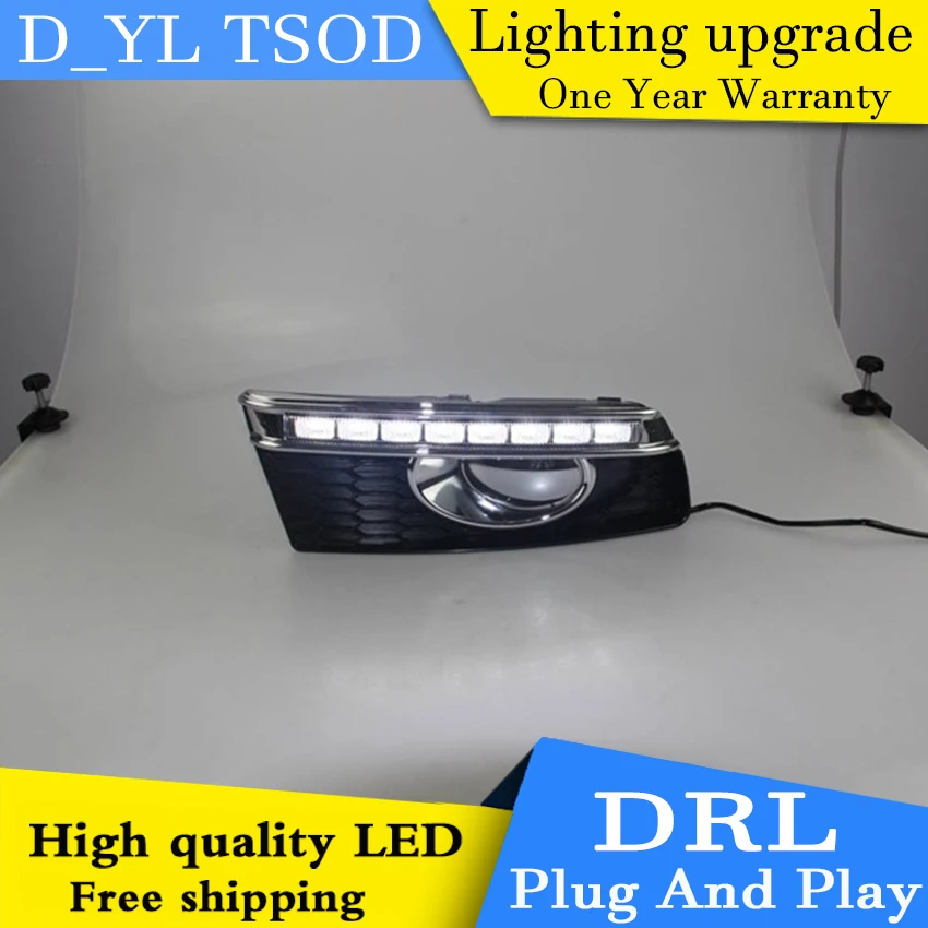 Автомобильный Стайлинг для VW POLO 2011 2013 светодиодный DRL поло Высокая яркость