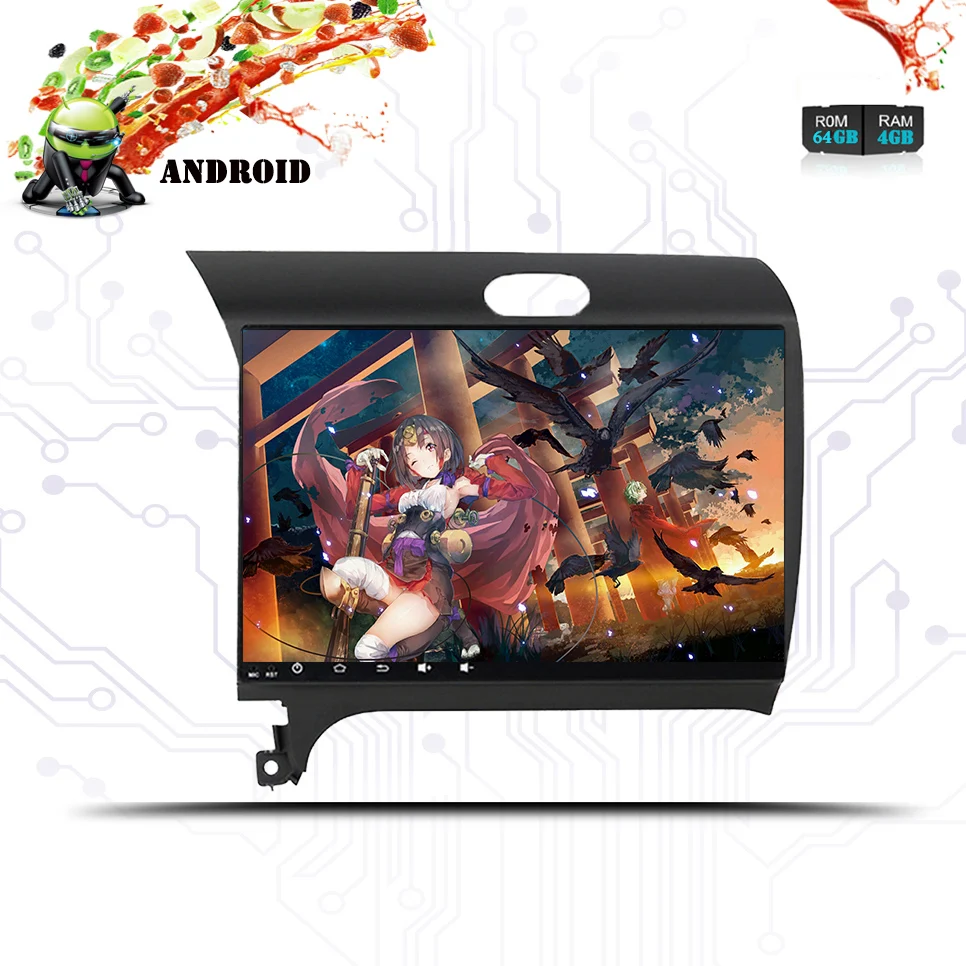 Android 10 0 4G + 64G CERATO K3 FORTE 2013 2018 2 DIN автомобильный DVD GPS для Kia головное устройство Радио