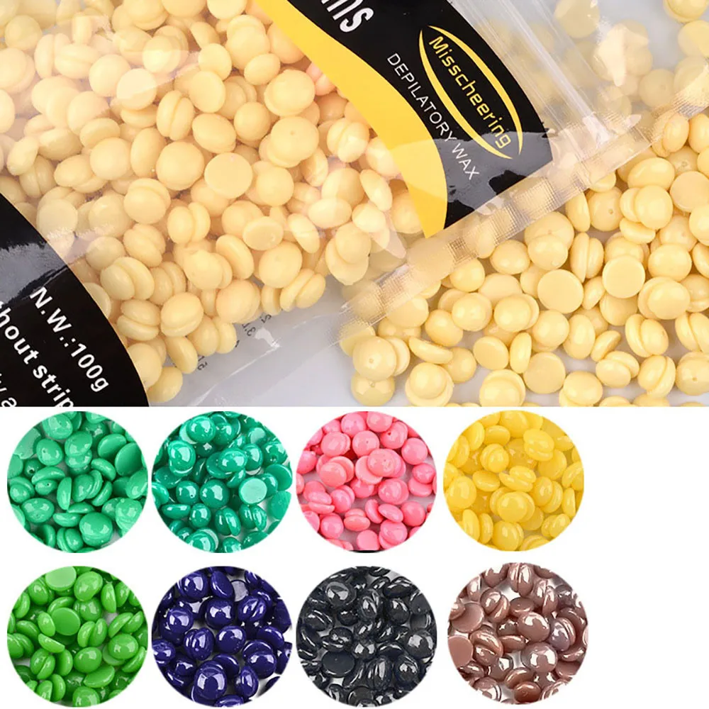 Мода 2019 восковые бобы 100 г без ленты для депиляции горячая пленка жесткий воск