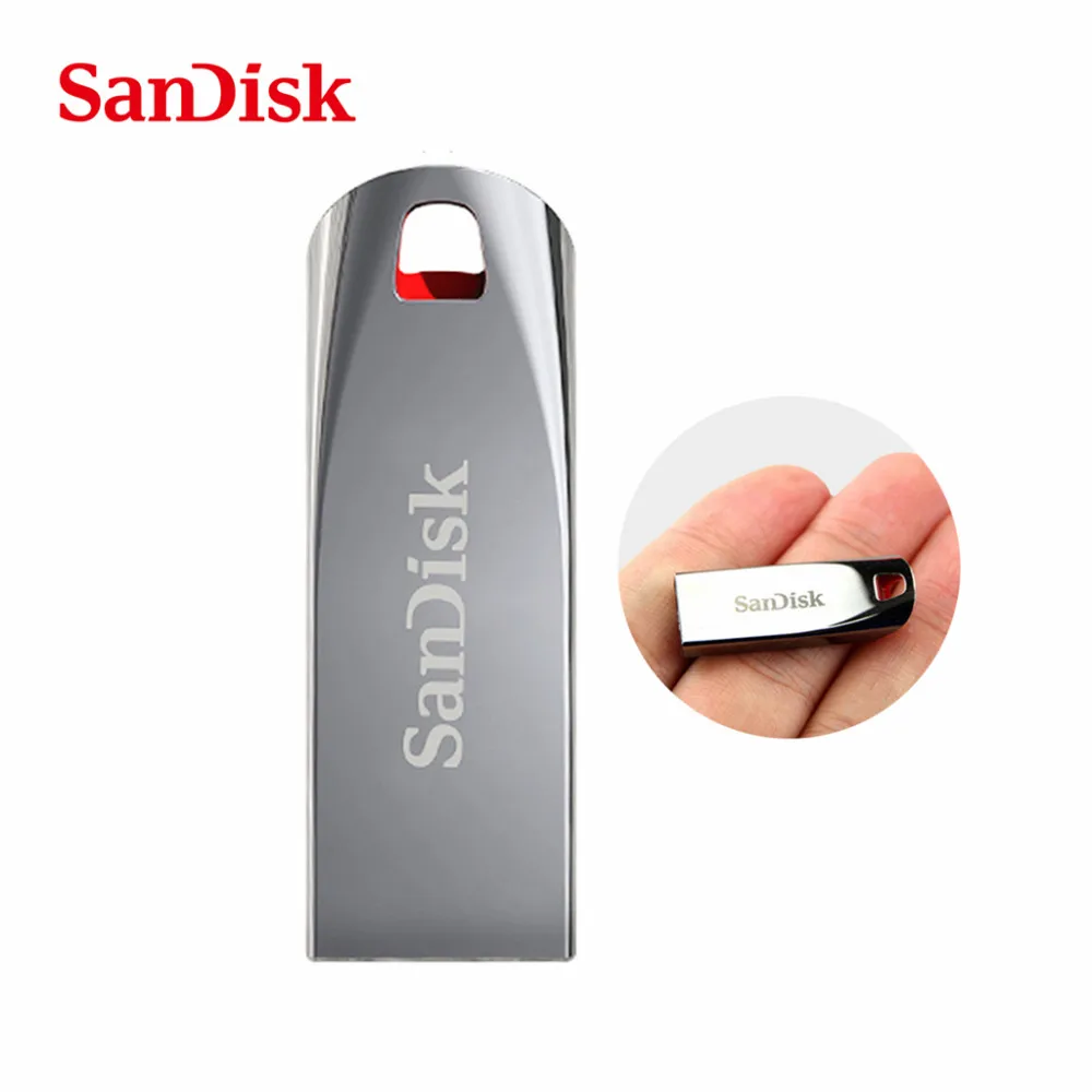 100% Оригинальный Sandisk CZ71 флеш диск USB 2 0 32 ГБ 16 8 мини флешки Гб Поддержка