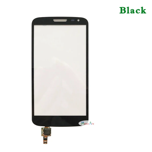 Черный Замена высокого качества 4," для LG G2 Mini D618 D620 D621 D625 сенсорный экран дигитайзер сенсор внешняя Передняя стеклянная панель объектива - Цвет: Черный